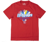 Born Fly Flavor Pop Men's Red Short Sleeve T-Shirt: Nostalgia Meets Streetwear